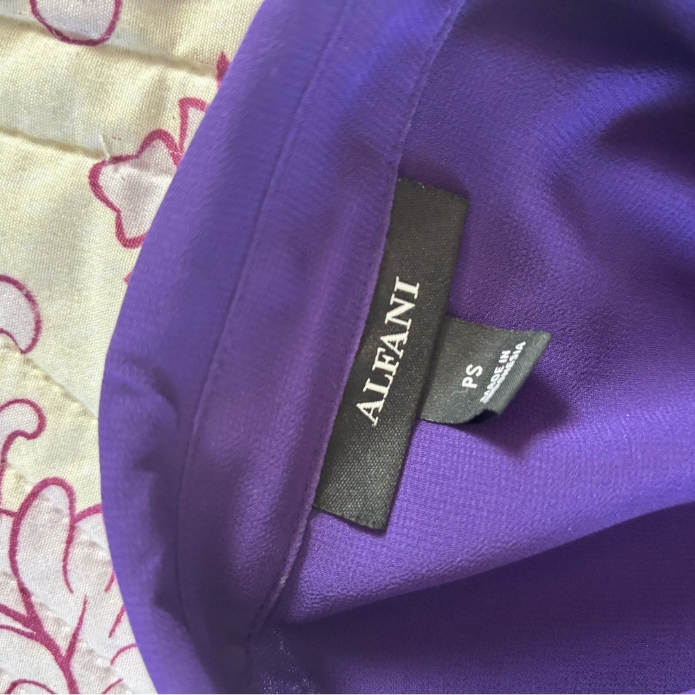 Alfani Purple Women's Blouse